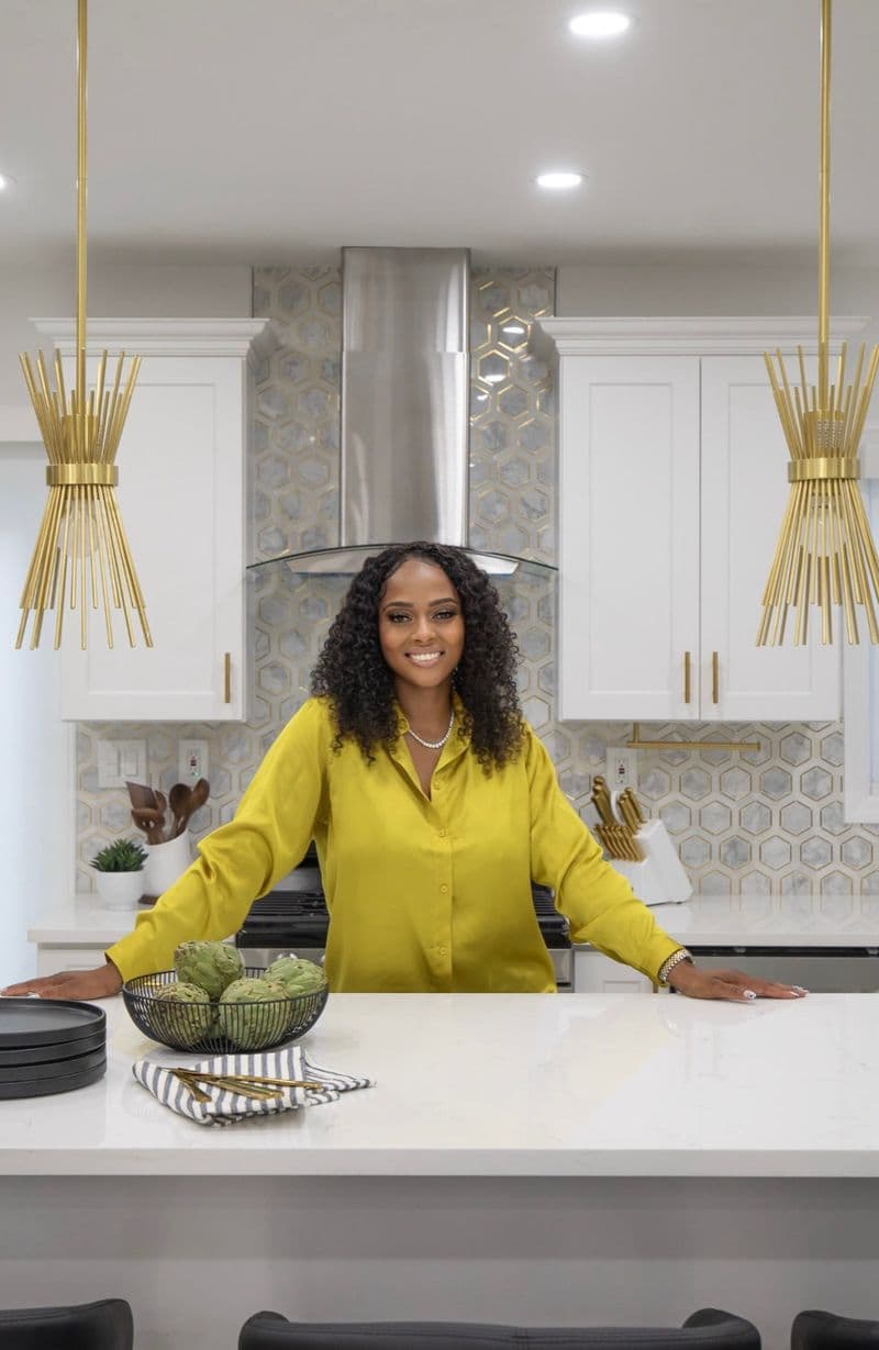 Eve Jean in a kitchen